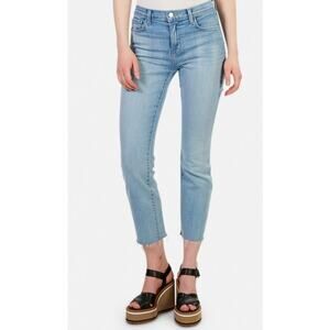 L' Agence Sada High Rise Crop Jeans in Bellevue size 27